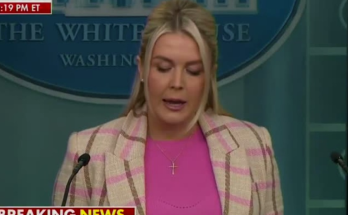 Trump walking slowly at public rally