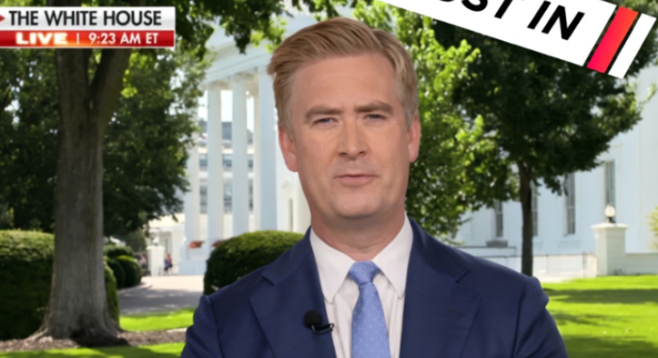 Trump speaking in Oval Office with reporter