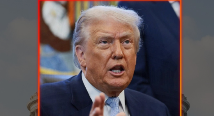 Main image related to President Donald Trump is once again proving that his aggressive America