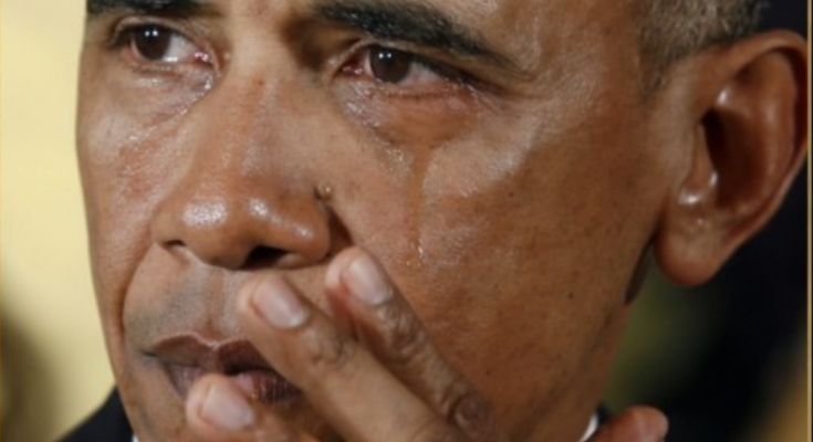 Barack Obama emotional moment in Washington DC
