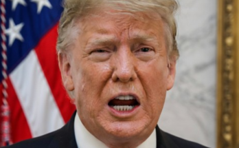 Donald Trump standing quietly in Washington, D.C.