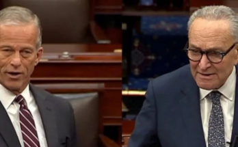 John Thune discussing SAVE Act in Senate