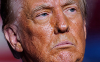 Donald Trump speaking amid legal charges