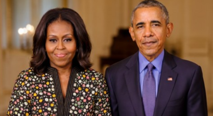 Marian Robinson with granddaughters