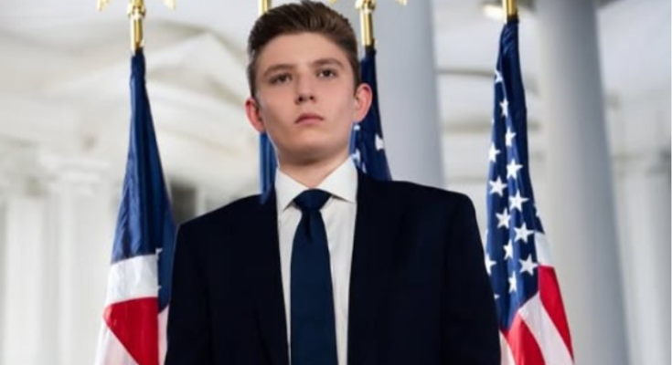 Main image related to Born in Manhattan on March 20, 2006, Barron Trump entered the world