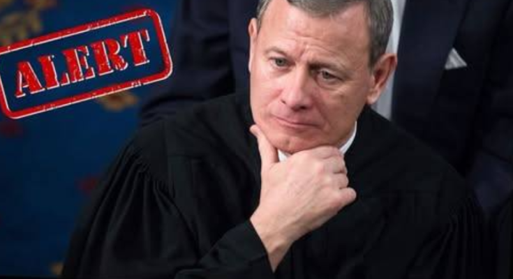 Supreme Court building with security measures