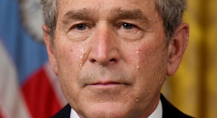 Former president george w. bus h recent news update former president george w bush grimaced as