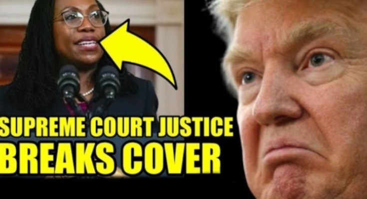 Ketanji Brown Jackson speaking at Supreme Court