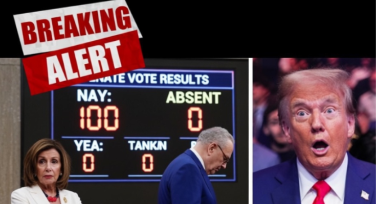 Senate vote 100-0 Trump proposal result