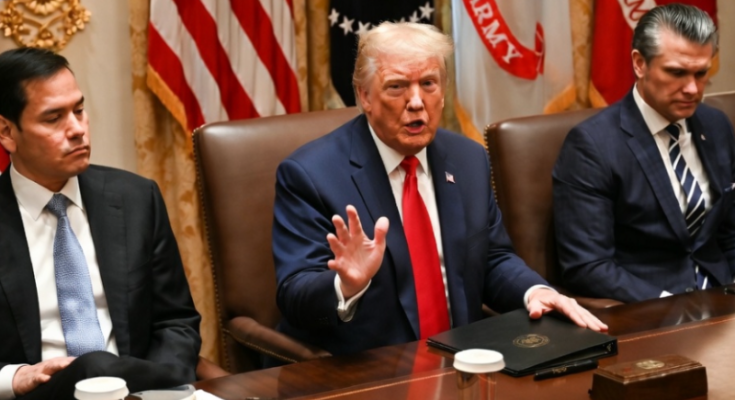 Trump, big update on Iran war graphic.