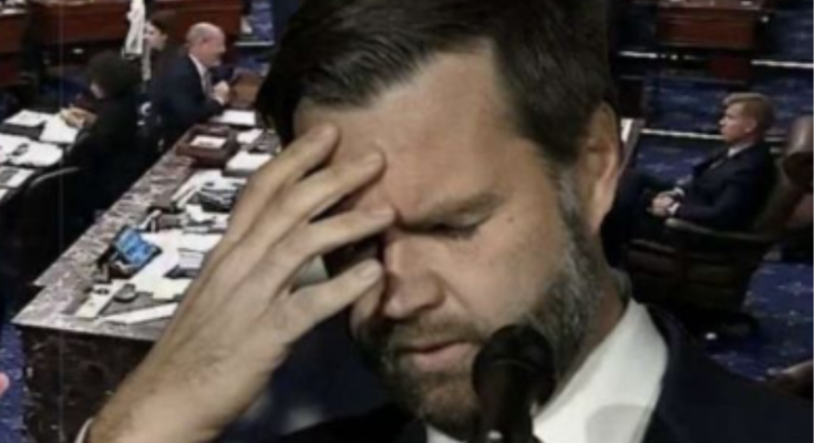 Trump points at JD Vance after Senate blocks vote 49-51