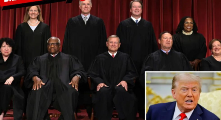 Supreme Court 5-4 ruling: Trump justice flips.