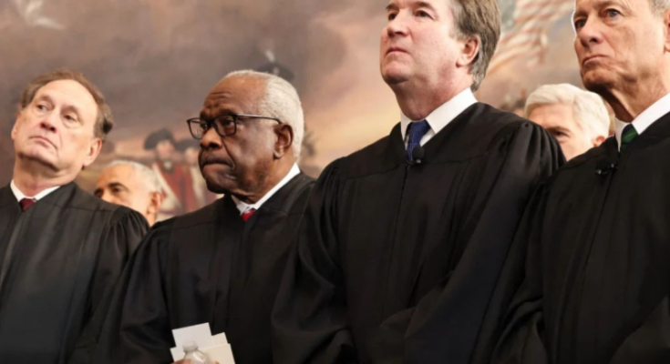 Supreme Court justices at event with one rushed to hospital