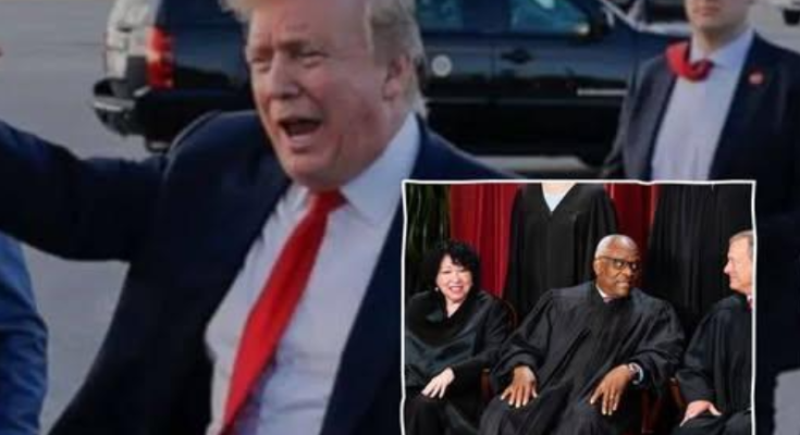 Supreme Court 8-1 emergency ruling for Trump