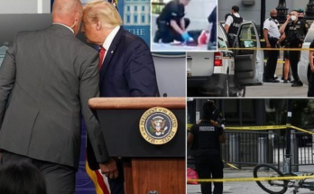 White House gunfire: Trump taken to safe room