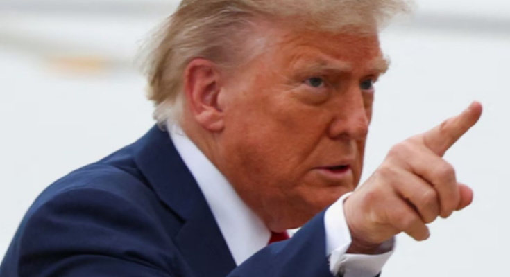 "Don't mess with President Trump pointing"