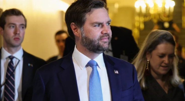 JD Vance rushed to Capitol chaos on Senate floor