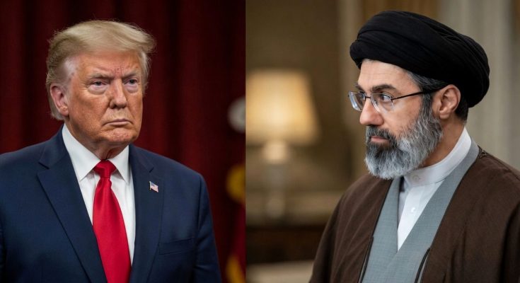 two leaders engage in intense diplomatic discussion indoors