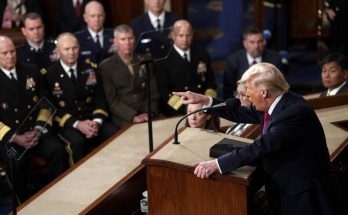 president addressing military officials in formal setting, urging resignation