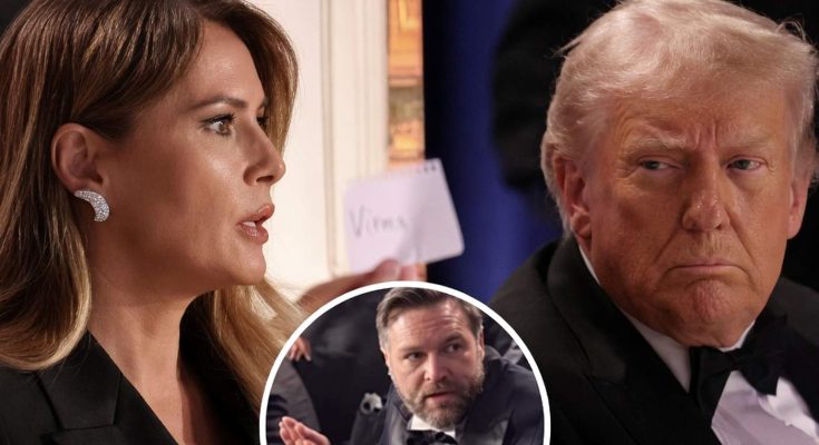 serious discussion in formal setting with notable figures