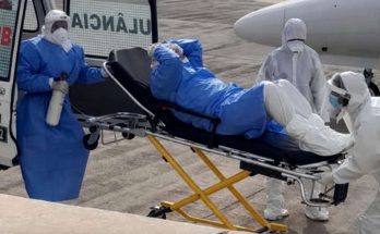medical team evacuates suspected hantavirus patient from cruise ship