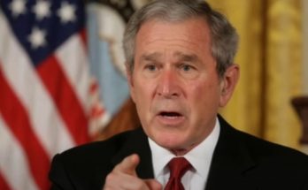 former president addressing nation with urgent news headline