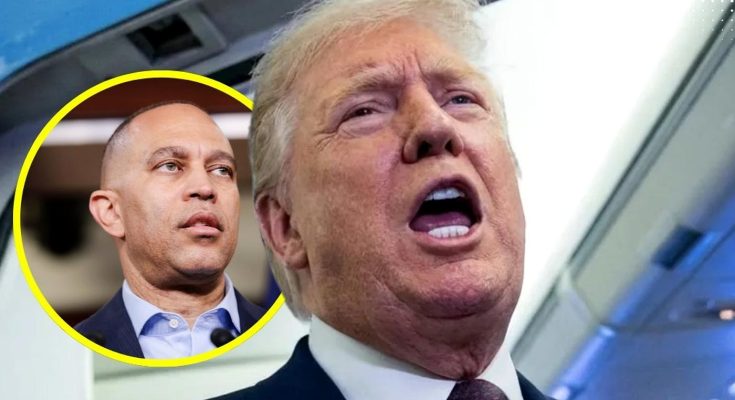 trump urges Republicans to remove Hakeem Jeffries from office