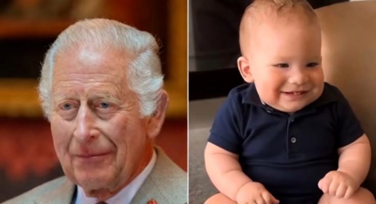 royal family members in formal attire and smiling baby