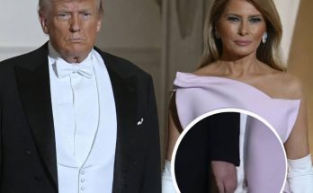 elegant couple in formal attire during high-profile event