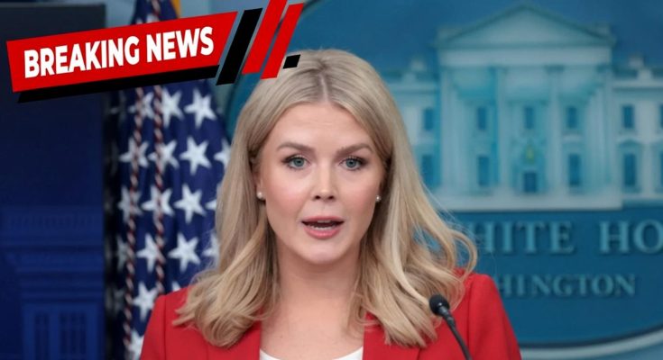 woman in red blazer speaks at White House press briefing