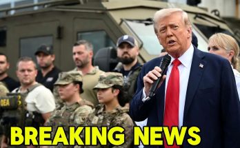 former President addresses media surrounded by military personnel, breaking news