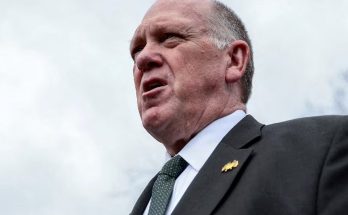 man delivers stern warning on deportation policy changes outdoors