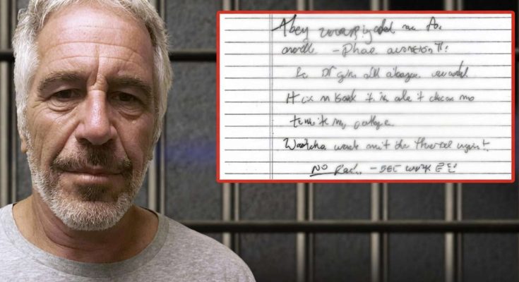 judge releases Epstein's note with shocking code word revelation
